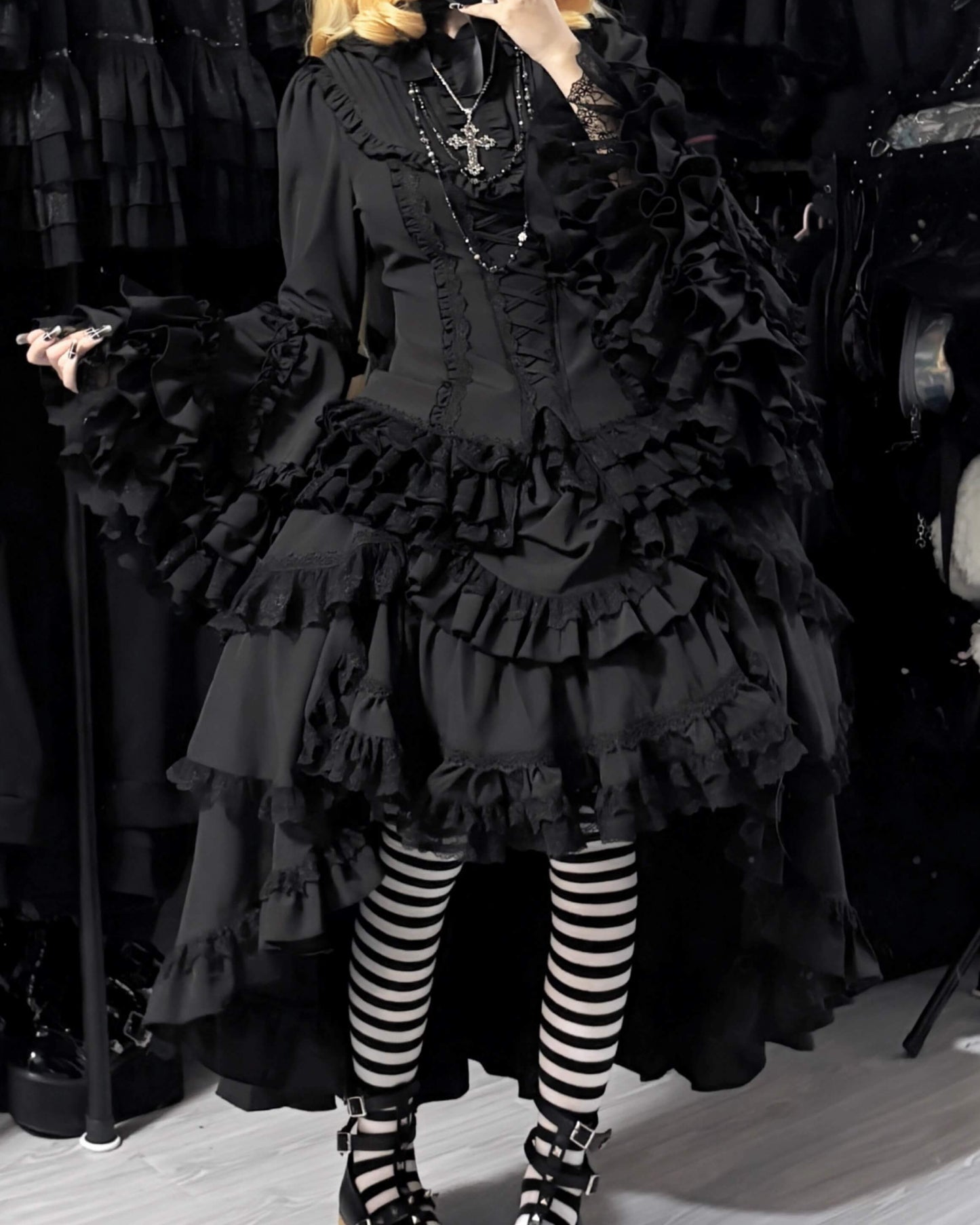 【3点セット】闇に咲く夢幻のワンピース