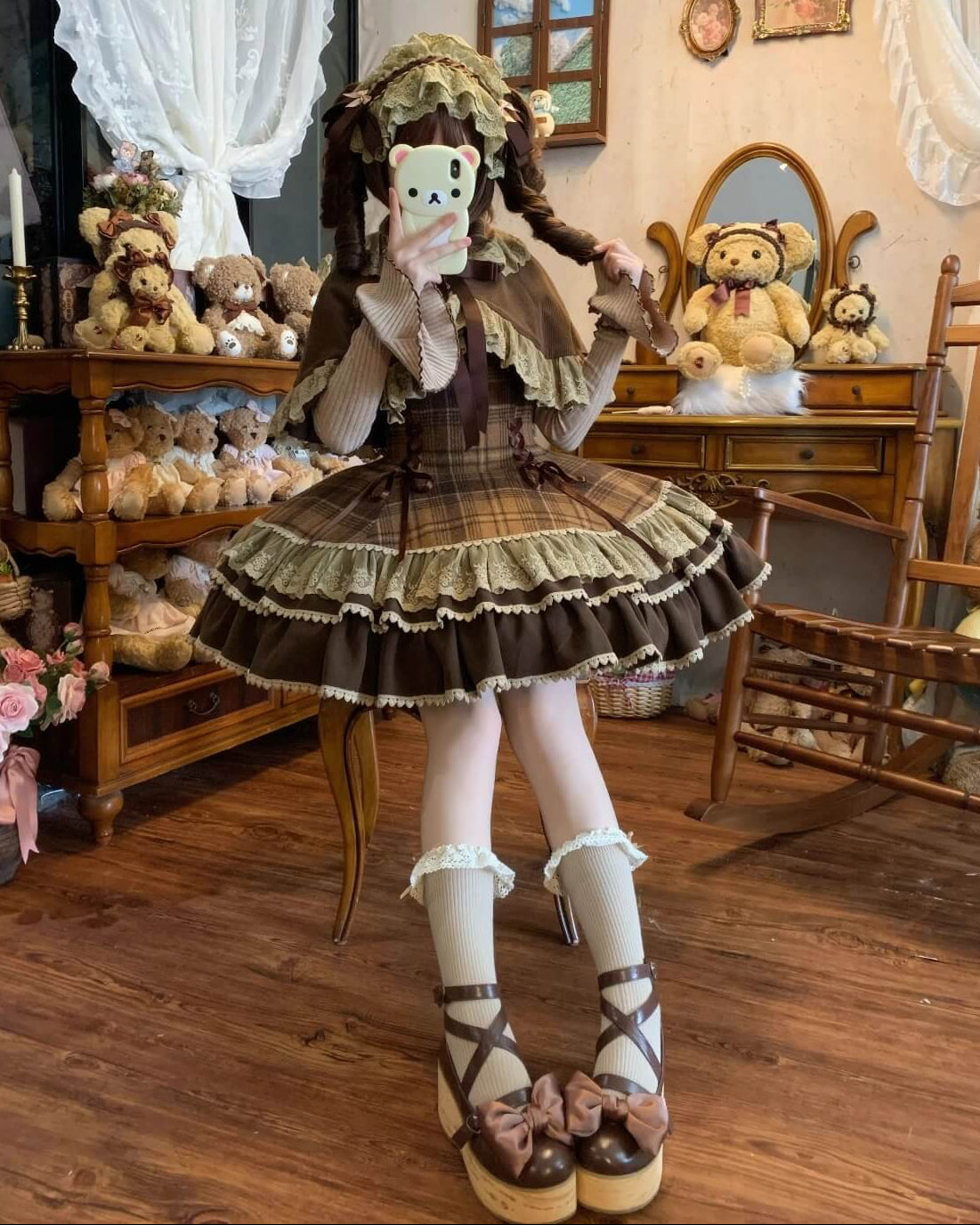 公式】3点セット-木漏れ日揺れる午後のティータイムセット- ロリータ