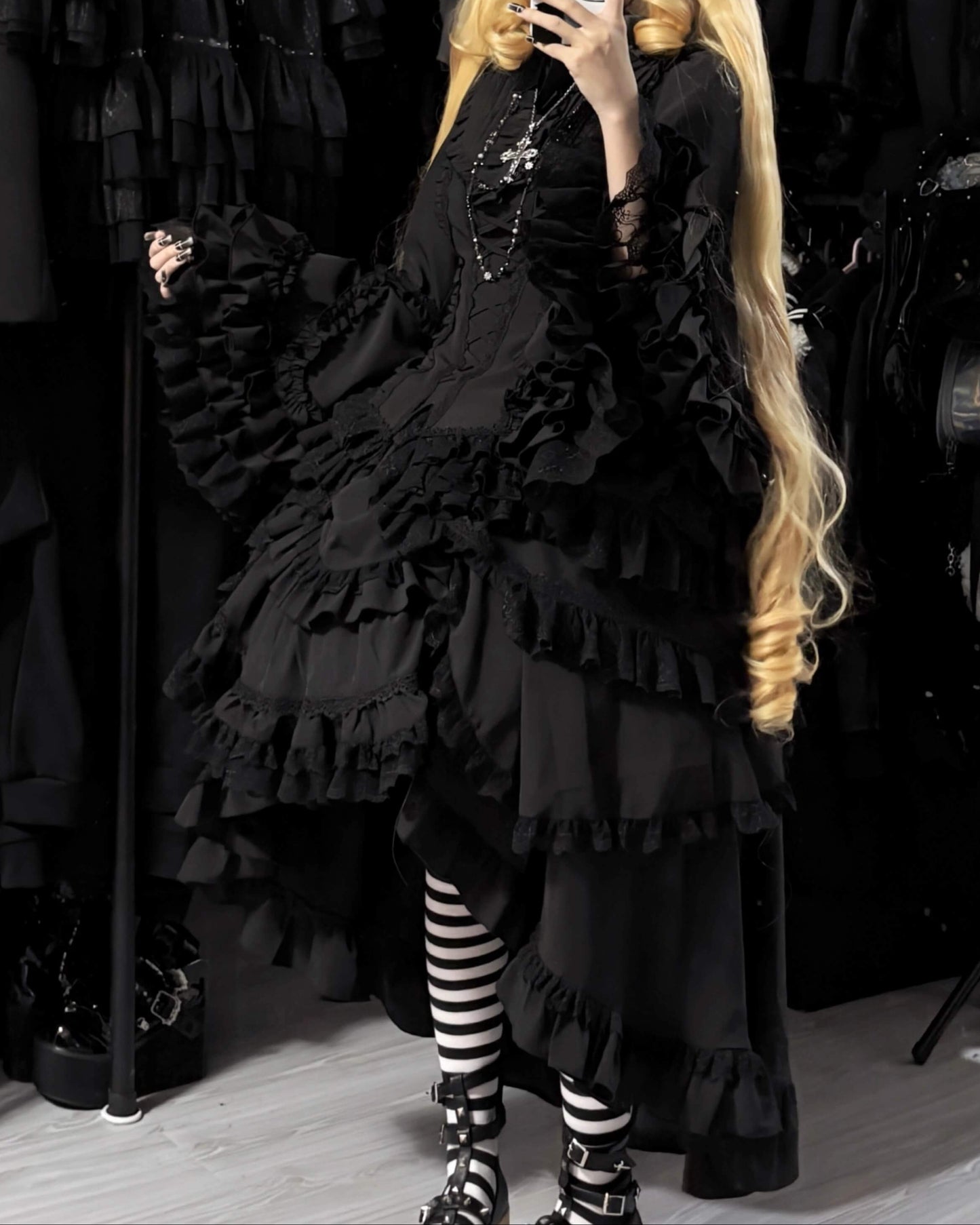 【3点セット】闇に咲く夢幻のワンピース