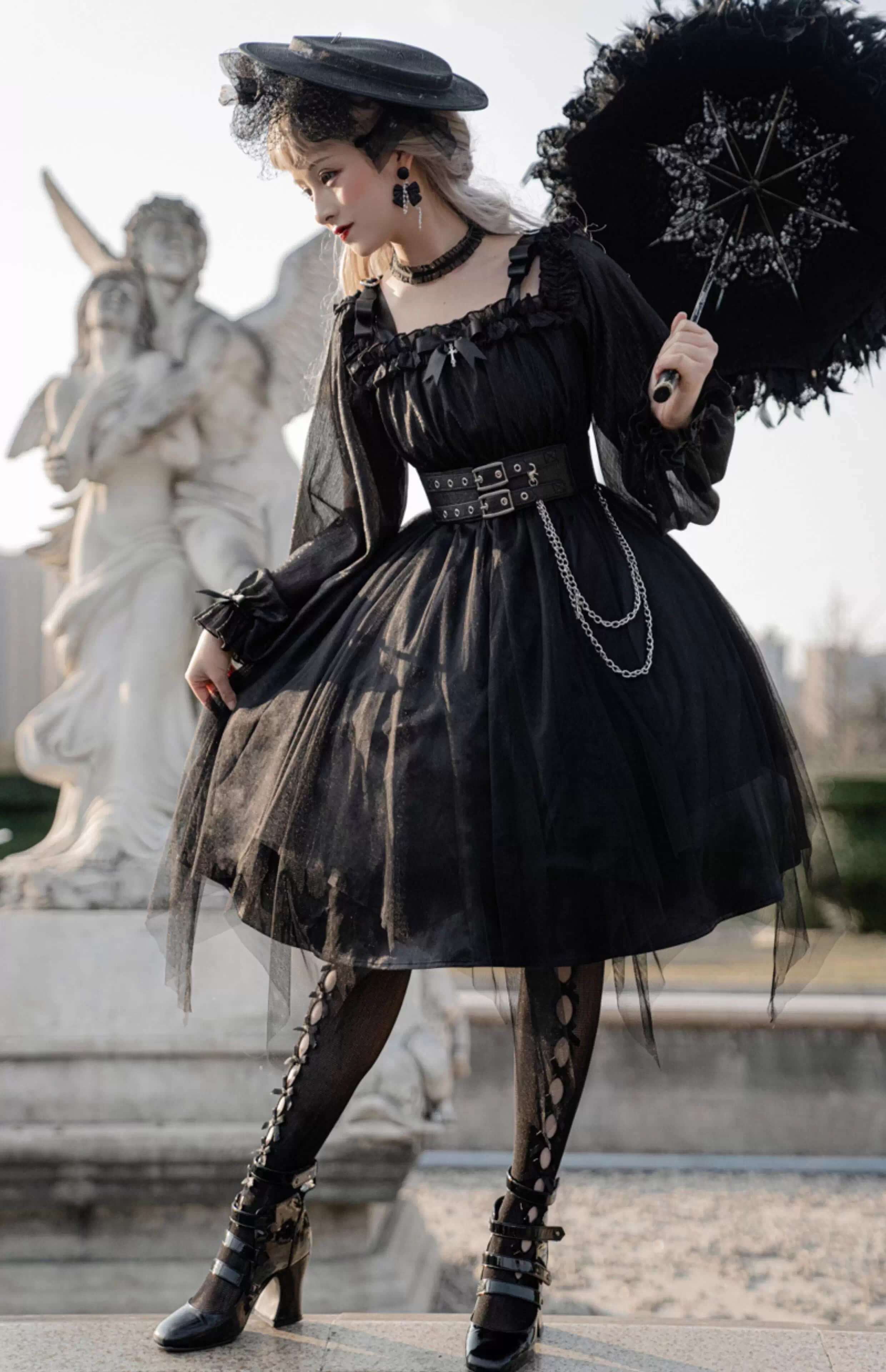 公式】夜薔薇に堕ちる誓いのワルツワンピース - ロリータファッション