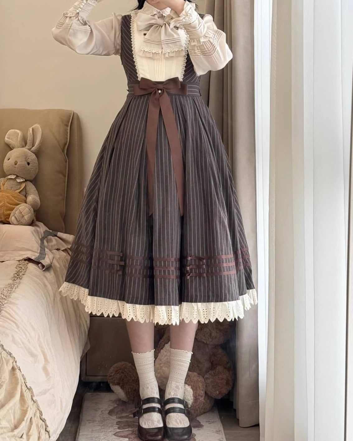 【2点セット】きら星の輝きジャンパースカート（全2色）