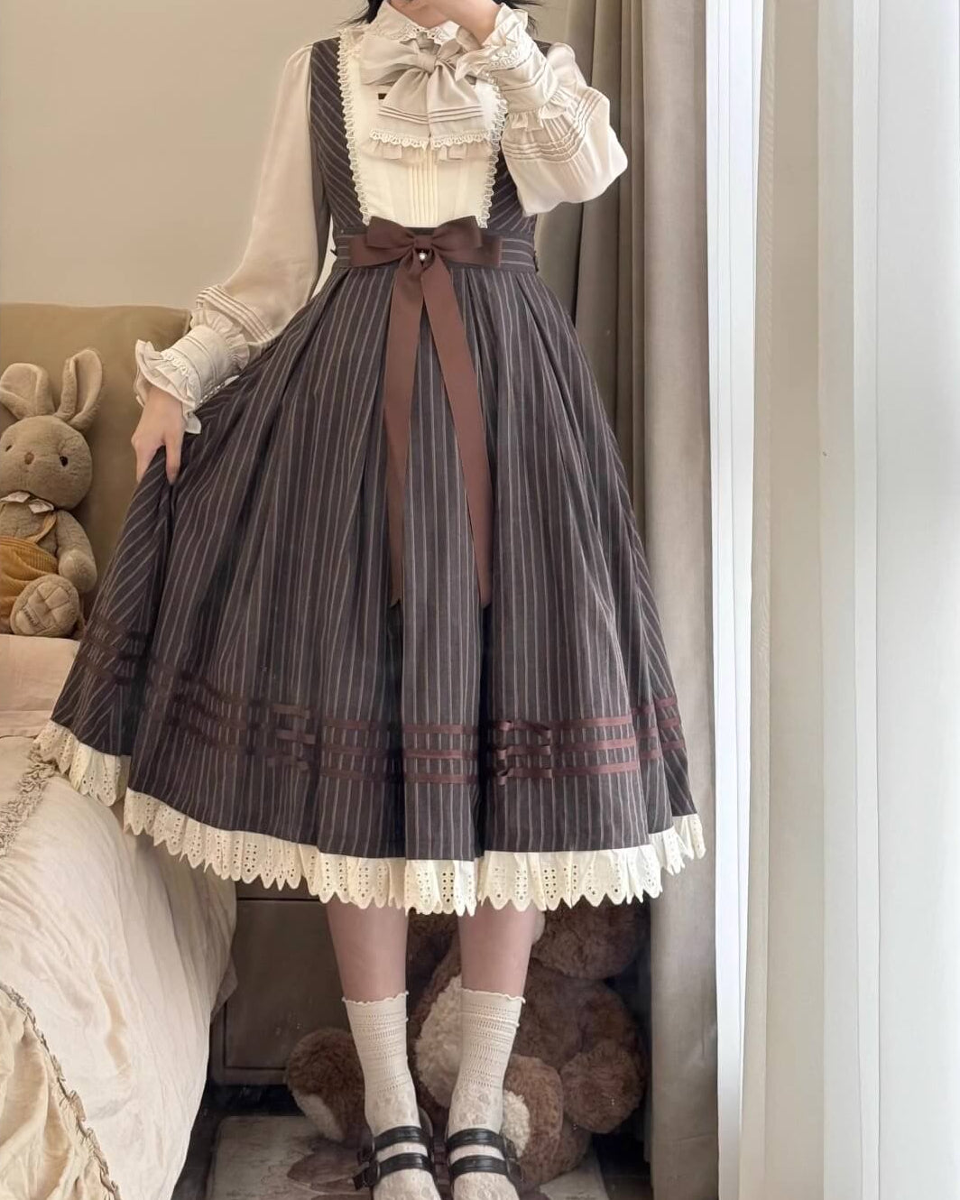 【2点セット】きら星の輝きジャンパースカート（全2色）