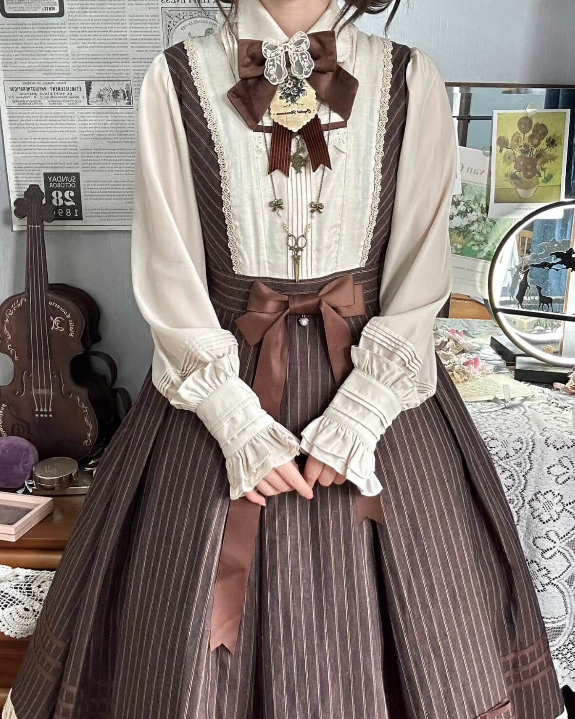 【2点セット】きら星の輝きジャンパースカート（全2色）